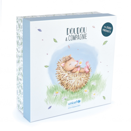 Unicef Hedgehog Hand Puppet - რბილი სათამაშო-მარიონეტი - image 3 | Labebe