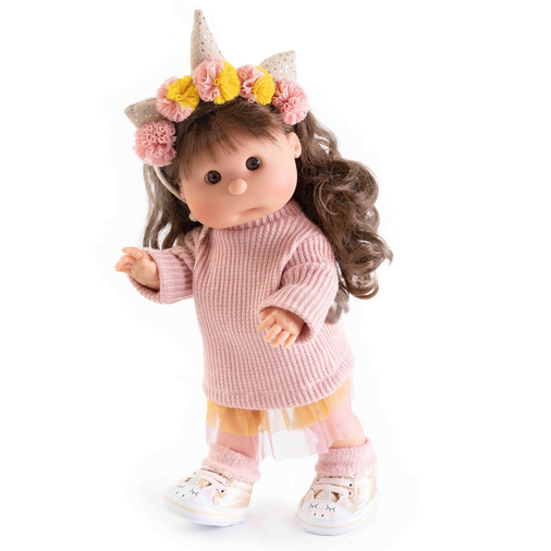 Antonio Juan Iris Con Diadema De Unicornio Para Ti - Handmade Doll - image 5 | Labebe