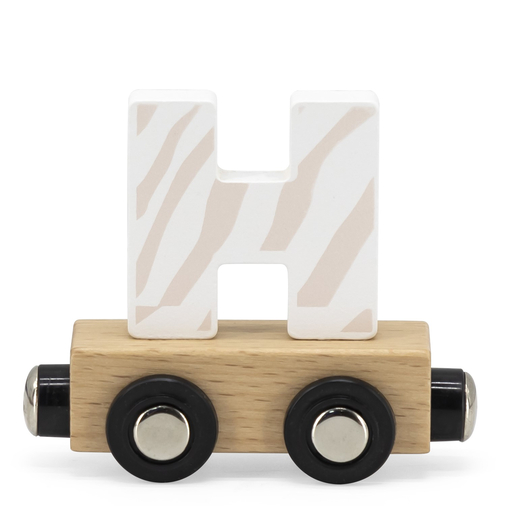 Tryco Letter Train Colors Letter "H" - ხის განსავითარებელი სათამაშო - image 1 | Labebe