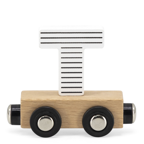 Tryco Letter Train Colors Letter "T" - Деревянная развивающая игрушка - изображение 1 | Labebe
