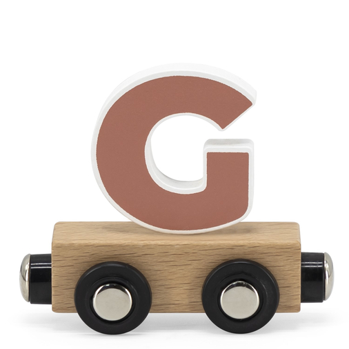 Tryco Letter Train Colors Letter "G" - ხის განსავითარებელი სათამაშო - image 1 | Labebe