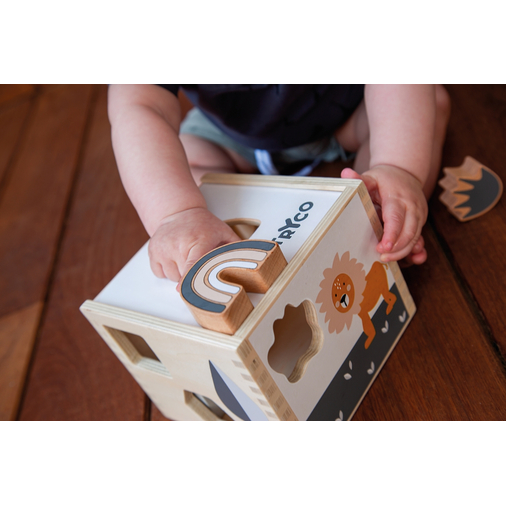 Tryco Wooden Footprint Shape Sorter - Wooden educational toy - image 5 | Labebe