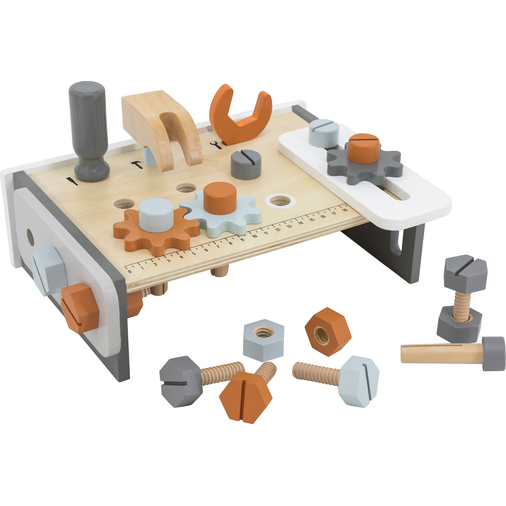 Tryco Wooden Table Workbench - Деревянная развивающая игрушка - изображение 1 | Labebe
