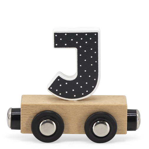 Tryco Letter Train Colors Letter "J" - ხის განსავითარებელი სათამაშო - image 1 | Labebe