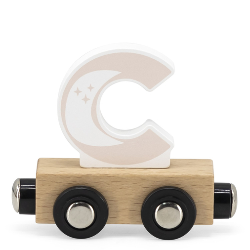 Tryco Letter Train Colors Letter "C" - ხის განსავითარებელი სათამაშო - image 1 | Labebe