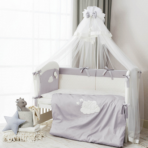 Perina Bambino Grey - Baby bedding set - image 1 | Labebe