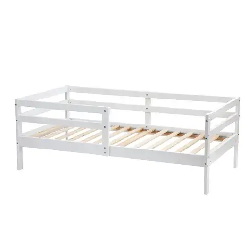 SKV Company Giovanni Dream White Light - Teen Wooden bed - image 3 | Labebe