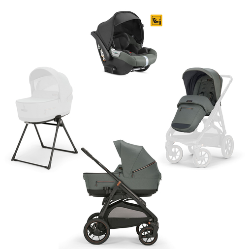 Inglesina Aptica XT Darwin Taiga Green - Baby modular stroller - image 6 | Labebe