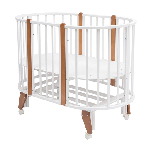 SKV Company Round & Oval - Baby transforming crib with universal swing mechanism - image 2 | Labebe