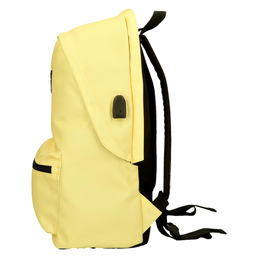 Pepe Jeans Aris Colorful Two Compartment Laptop Backpack Yellow - Детский рюкзак - изображение 4 | Labebe