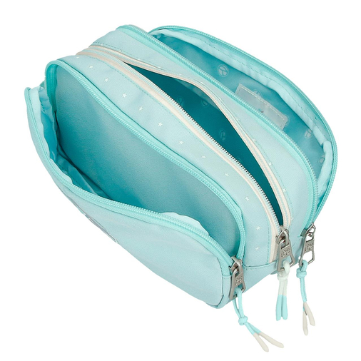 Pepe Jeans Nerea Triple Zipper Pencil Case - Детский пенал - изображение 3 | Labebe
