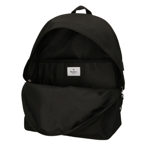 Pepe Jeans Aris Evergreen Two Compartment Laptop Backpack Black - საბავშვო ზურგჩანთა - image 6 | Labebe