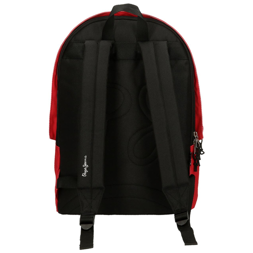 Pepe Jeans Aris Evergreen Two Compartment Laptop Backpack Red - საბავშვო ზურგჩანთა - image 3 | Labebe