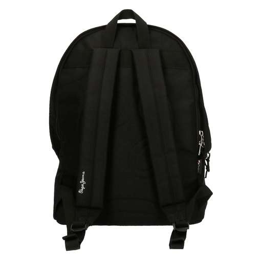 Pepe Jeans Aris Evergreen Two Compartment Laptop Backpack Black - საბავშვო ზურგჩანთა - image 3 | Labebe