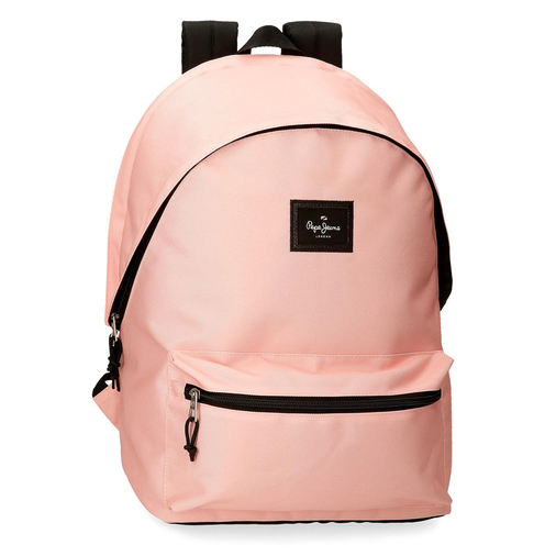 Pepe Jeans Aris Colorful Two Compartment Laptop Backpack Light Pink - Детский рюкзак - изображение 1 | Labebe