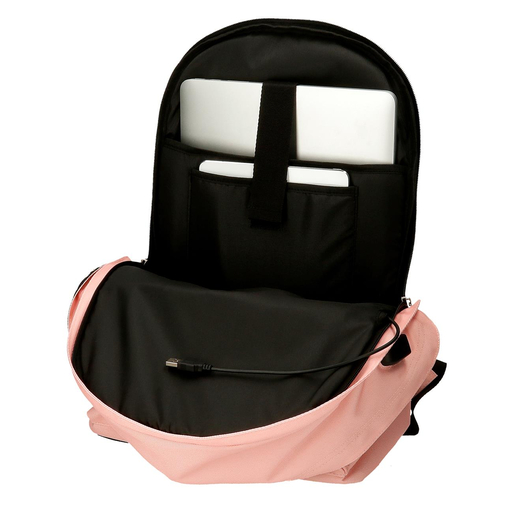 Pepe Jeans Aris Colorful Two Compartment Laptop Backpack Light Pink - Детский рюкзак - изображение 5 | Labebe