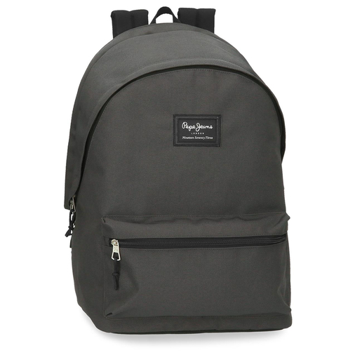 Pepe Jeans Aris Evergreen Two Compartment Laptop Backpack Anthracite - Kids laptop backpack - image 1 | Labebe