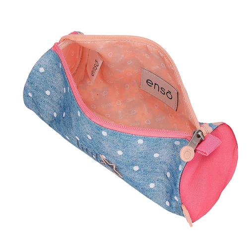 Enso Little Dreams Round Pencil Case - Детский пенал - изображение 3 | Labebe