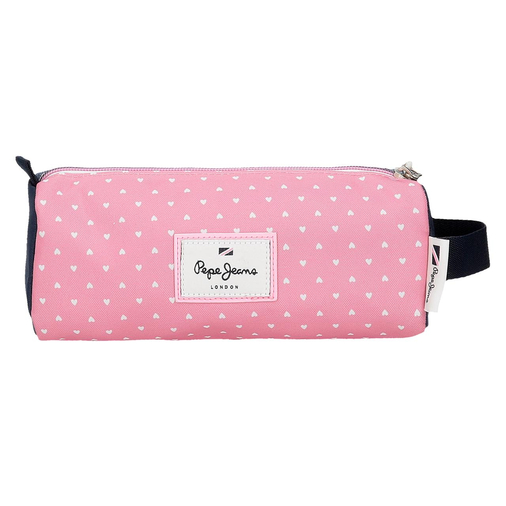Pepe Jeans Noni Denim Round Pencil Case - საბავშვო პენალი - image 3 | Labebe