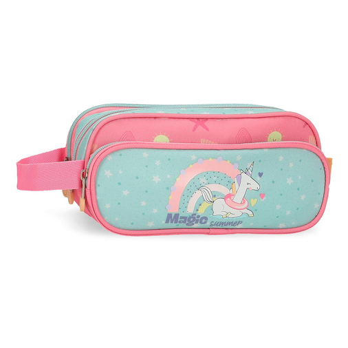 Enso Magic Summer Triple Compartment Pencil Case - Детский пенал - изображение 1 | Labebe