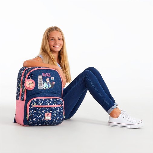 Enso Ciao Bella Backpack Double Compartment - საბავშვო ზურგჩანთა - image 9 | Labebe