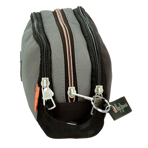 Pepe Jeans Cody Triple Zipper Pencil Case - Pencil case - image 2 | Labebe