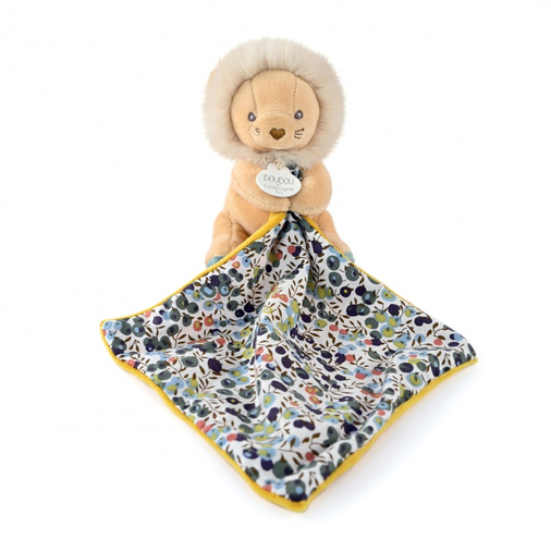 Bohaime Lion Plush With Comforter - რბილი სათამოშო პირსაწმენდით - image 2 | Labebe