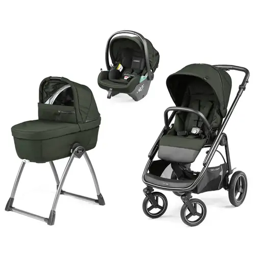 Peg Perego Veloce Town & Country Green - Baby modular system stroller with a car seat - image 36 | Labebe