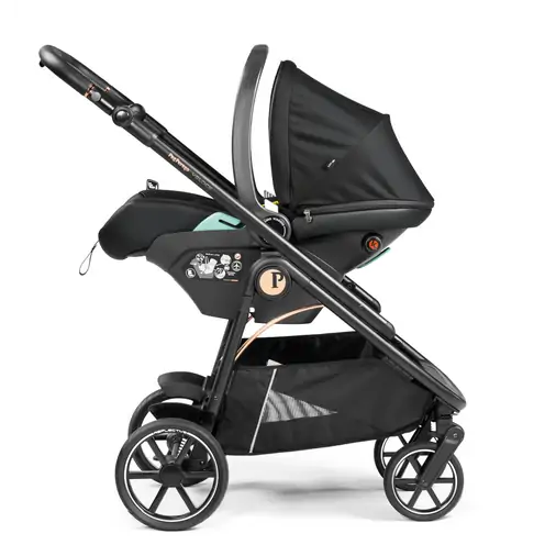 Peg Perego Veloce Bronze Noir - Baby modular system stroller with a car seat - image 39 | Labebe