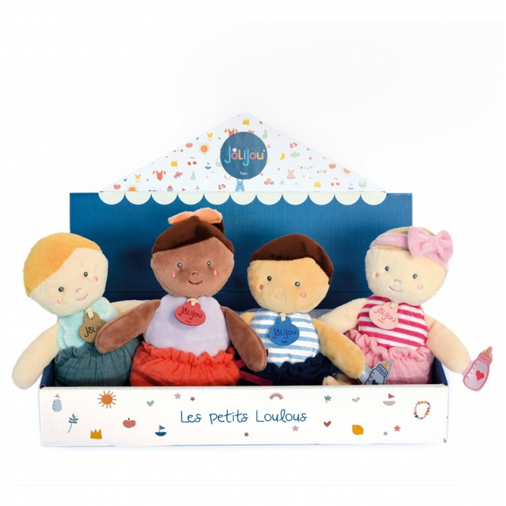 Jolijou Les Petits Loulous - რბილი სათამაშო თოჯინა - image 1 | Labebe