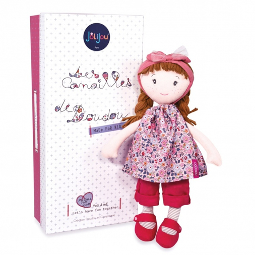 Jolijou Les Canailles Capucine Fleurs Roses - Soft baby doll - image 1 | Labebe