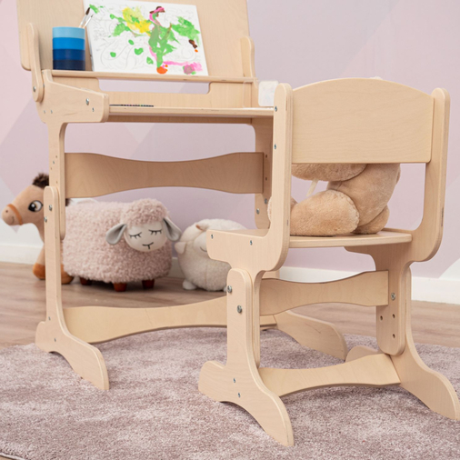 Toddler Desk - Wooden children's table - image 2 | Labebe