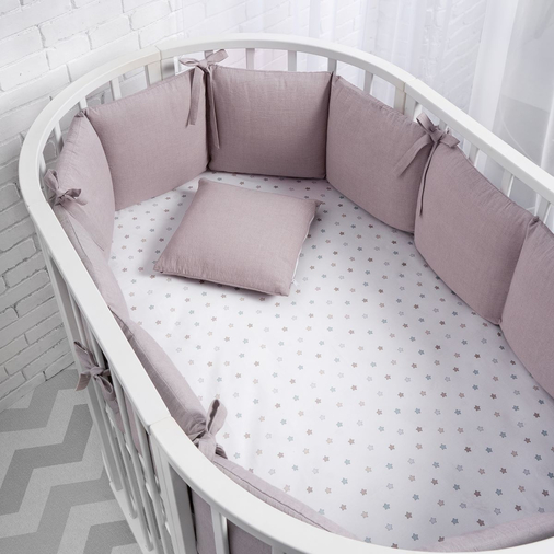 Perina Soft Cotton Perina Mocco - Side Bumpers for baby cot - image 2 | Labebe