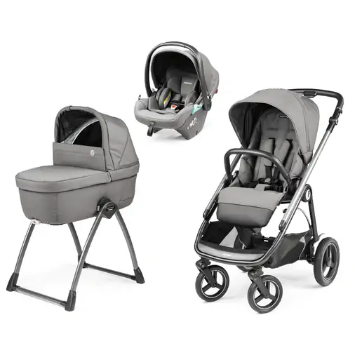 Peg Perego Veloce Town & Country Mercury - Baby modular system stroller with a car seat - image 36 | Labebe