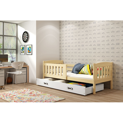 Interbeds Kubus Pine - Wooden bed for teens - image 2 | Labebe
