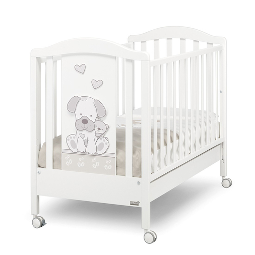 Erbesi Jack Bianco / Tortora - Cot on wheels - image 7 | Labebe