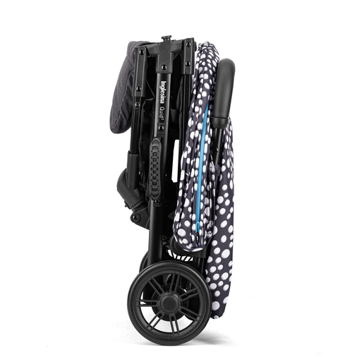 Inglesina Quid 2 Stroller Polka Dot Black - Baby lightweight stroller - image 5 | Labebe