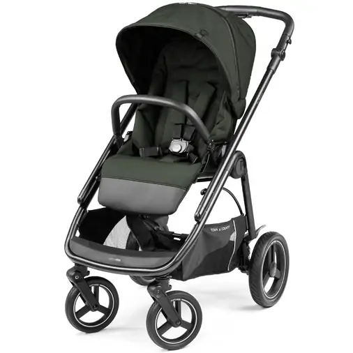 Peg Perego Veloce Town & Country Green - Baby modular system stroller with a car seat - image 40 | Labebe