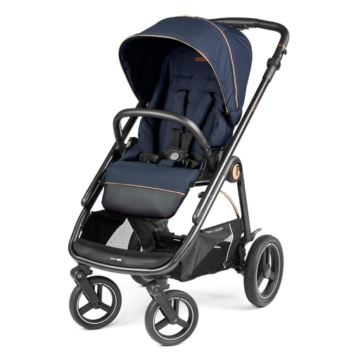 Peg Perego Veloce Town & Country Blue Shine - Детская модульная коляска-трансформер с автолюлькой - изображение 6 | Labebe