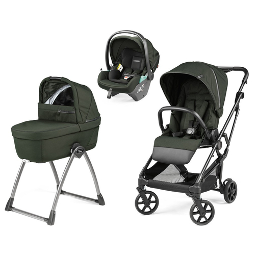 Peg Perego Vivace Green -  საბავშვო ეტლი ტრანსფორმერი ავტოსავარძლით - image 1 | Labebe