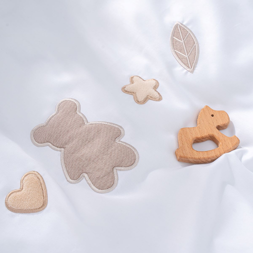 Perina Teddy Sateen Collection White - საბავშვო თეთრეულის ნაკრები - image 5 | Labebe