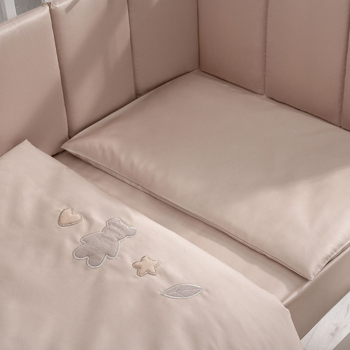 Perina Teddy Sateen Collection Sand - Baby bedding set - image 3 | Labebe