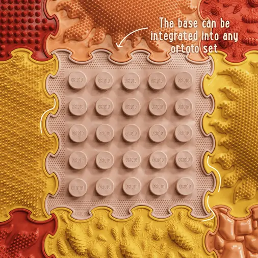 ORTOTO World Of Sensory Soft Bricks Starter Set (16 pcs.) - Sensory Soft Bricks Set - image 13 | Labebe