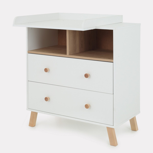 Rant Vester Cloud White - Baby chest of drawers with a changing table - image 2 | Labebe