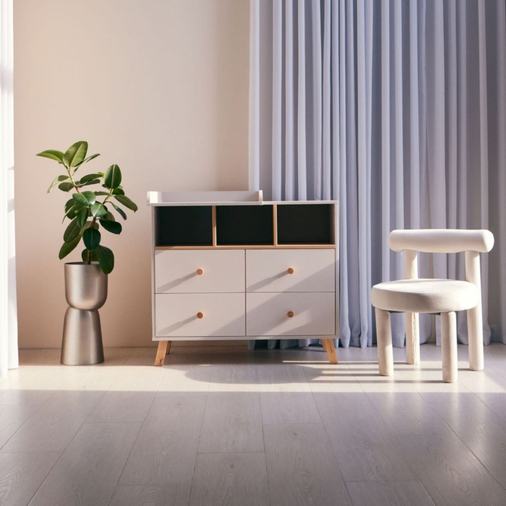 Rant Vester Crystal Beige - Baby chest of drawers with a changing table - image 3 | Labebe
