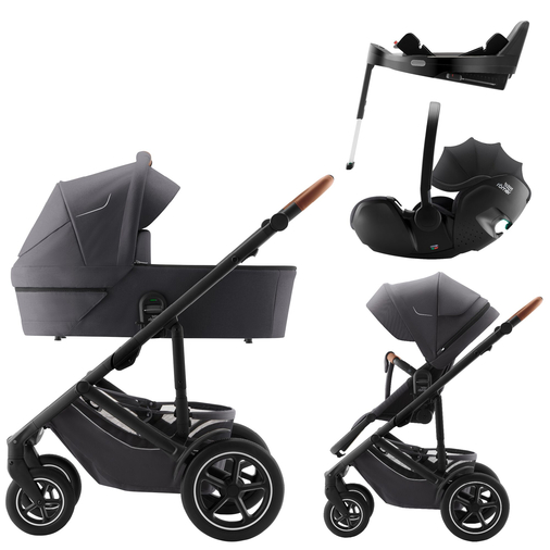 Britax Römer Smile 5Z Midnight Grey - Детская модульная коляска 2 в 1 - изображение 13 | Labebe