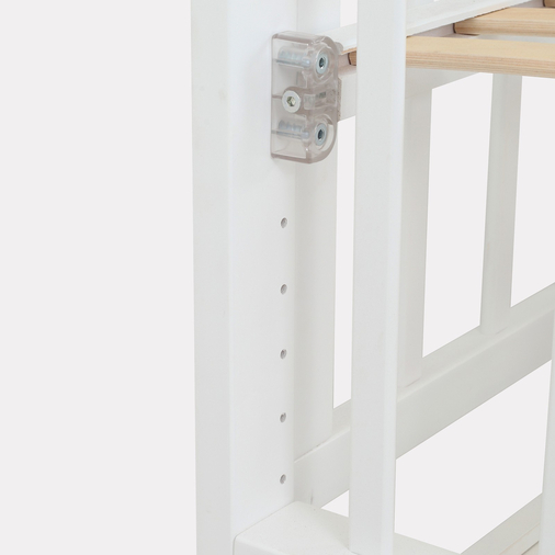 Rant Bergen Plus Cloud White - Baby cot with universal swing and drawer - image 7 | Labebe