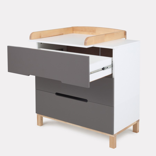 Rant Indy Moon Grey - Baby chest of drawers with a changing table - image 6 | Labebe