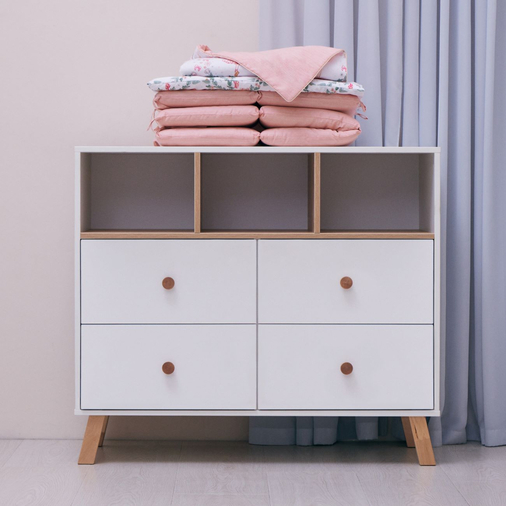 Rant Vester Cloud White - Baby chest of drawers with a changing table - image 14 | Labebe