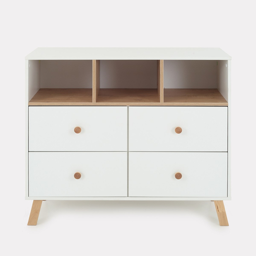 Rant Vester Cloud White - Baby chest of drawers with a changing table - image 9 | Labebe